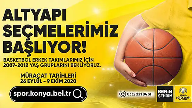Büyükşehir'de altyapı seçmeleri başladı