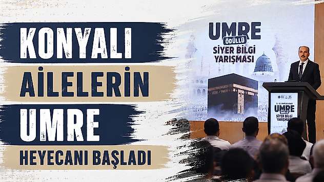 Büyükşehir'den anlamlı ödül: Konyalı ailelerin umre heyecanı başladı