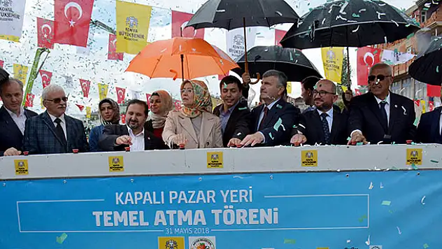 Büyükşehir'den Hüyük'e Kapalı Pazar Yeri