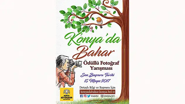 Büyükşehir'den 'Konya'da Bahar' İsimli Ödüllü Fotoğraf Yarışması