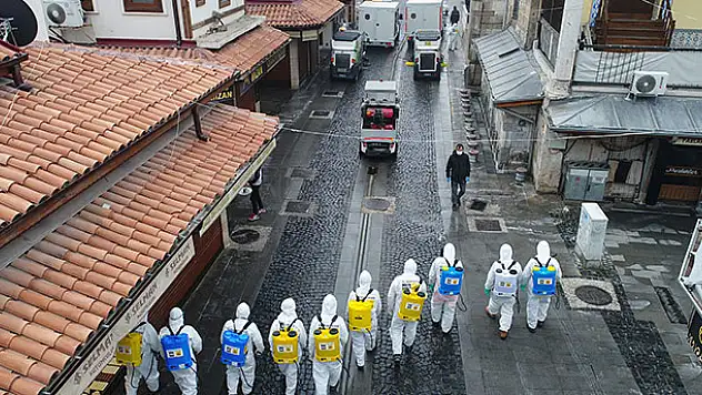 Büyükşehir'den Konya'da dezenfeksiyon seferberliği