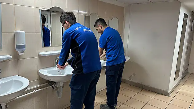 Büyükşehir hizmet binalarında tasarruflu musluk uygulaması başladı