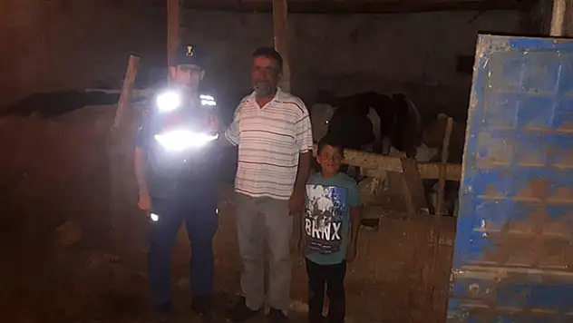 Çalındı şüphesiyle aranan hayvanları jandarma dağda buldu