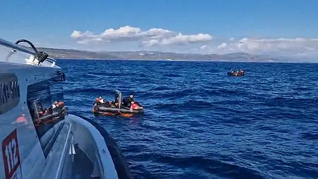 Çanakkale açıklarında 91 kaçak  kurtarıldı, 24 kaçak göçmen yakalandı

