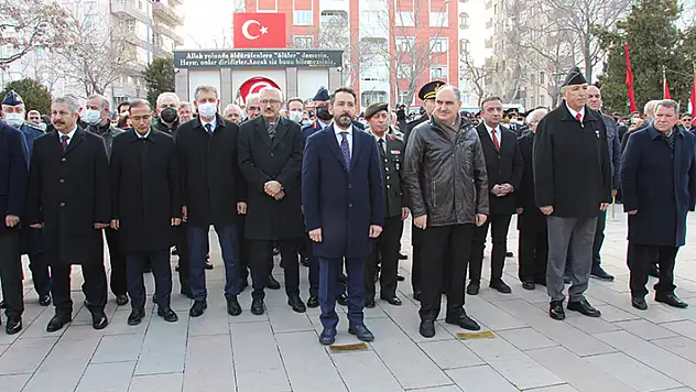 Çanakkale Deniz Zaferi'nin 107. yıl dönümü nedeniyle Konya'da tören düzenlendi