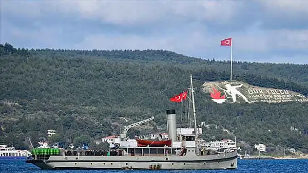 Çanakkale Deniz Zaferi'nin mimarlarından 'Nusret Mayın Gemisi' 111 yıl sonra aynı rotada