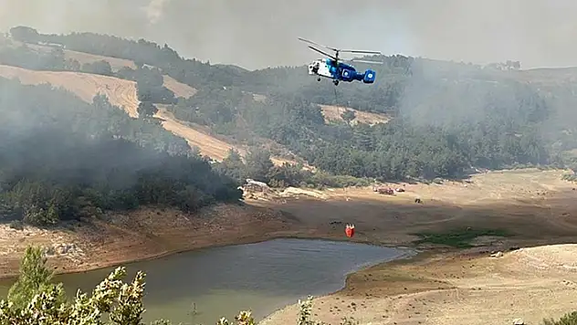 Çanakkale'nin Çan ilçesinde orman yangını çıktı
