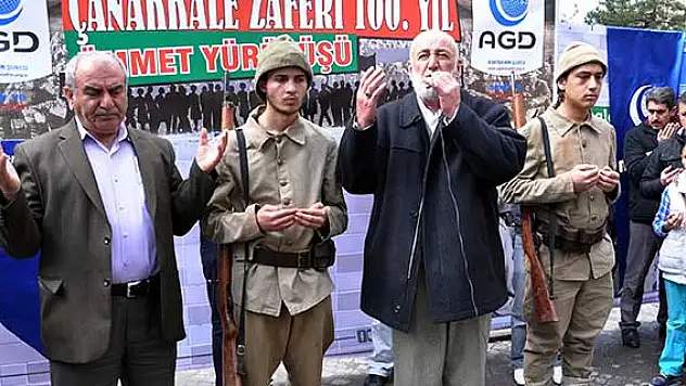 Çanakkale şehitleri için 'Ümmet Yürüyüşü'
