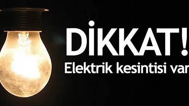 Çankırı'da elektrik kesintisi