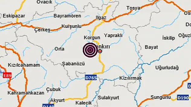 Çankırı'da korkutan deprem