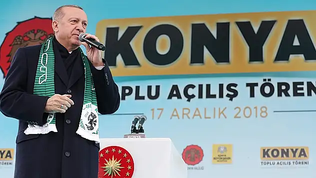 #CANLI CUMHURBAŞKANIMIZ KONYA'DA TOPLU AÇILIŞ TÖRENİNDE