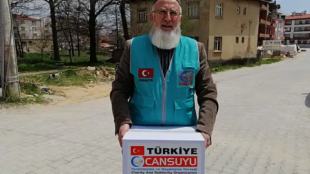 Cansuyu Derneği Ilgın'da Ramazan ayı öncesi gıda yardımı yaptı