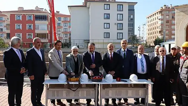 Celaliye Kız Kur'an Kursu yeni hizmet binasının temelleri düzenlenen törenle atıldı