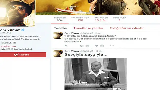 Cem Yılmaz'dan 10 Kasım mesajı