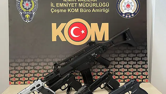 Çeşme'de suç örgütüne yönelik operasyonda 3 tutuklama