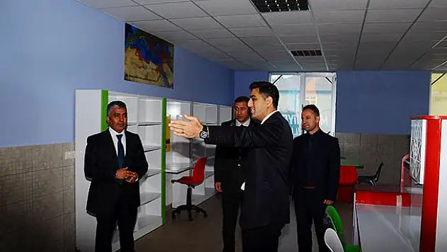 Çetinbaş kültür ve spor merkezini inceledi