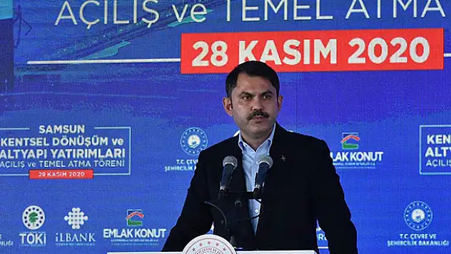 Çevre ve Şehircilik Bakanı Kurum: 5 yılda 1,5 milyon konutu dönüştürmek için canla başla çalışıyoruz
