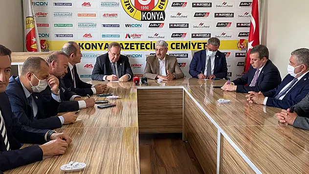 CHP heyetinden Konya Gazeteciler Cemiyetine ziyaret
