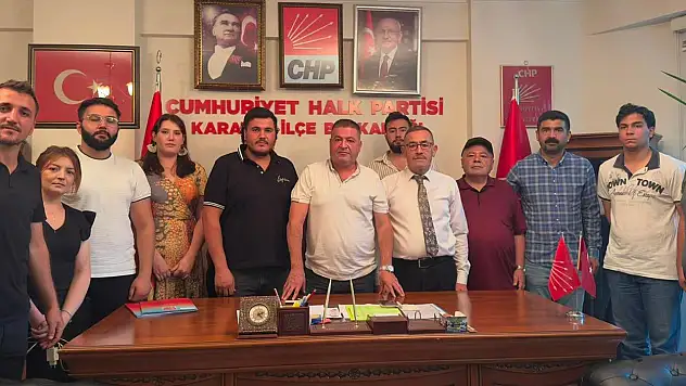 CHP Karatay İlçe Başkanlığın Ali Yücel getirildi