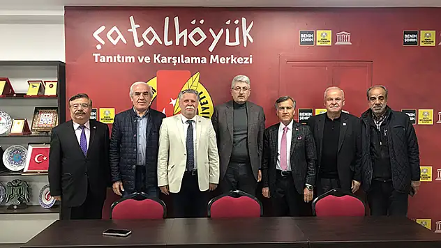 CHP Konya İl Başkanı ve yönetimi KGC'yi ziyaret etti