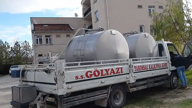 Cihanbeyli'de süt toplama araçlarına mobil takip
