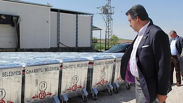 Cihanbeyli'ye 600 Yeni Çöp Konteyneri