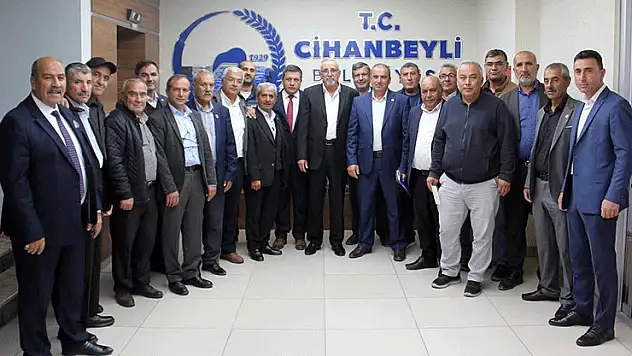 Cihanbeyli'de muhtarlarla istişare toplantısı