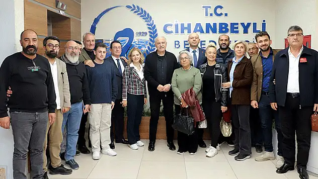 Cihanbeyli'de teşekkür ziyareti