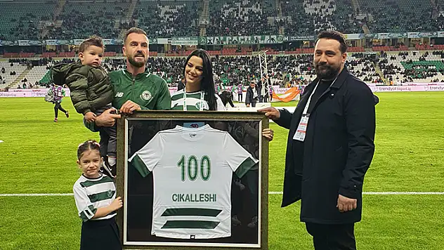 Cikalleshi'nin 100. maç mutluluğu 