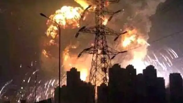 Çin'de termik santralde patlama!