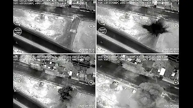 Cizre'deki operasyon havadan görüntülendi