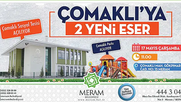 Çomaklı'da 2 açılış birden
