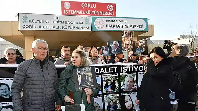 Çorlu'da 25 kişinin öldüğü tren kazası davasında, 18'inci duruşma
