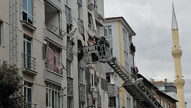 Çorum'da bir binada patlama meydana geldi