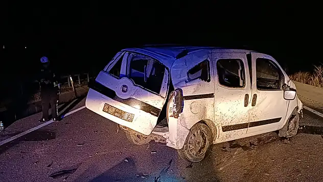 Çorum'da kaza 1 ölü, 1 yaralı
