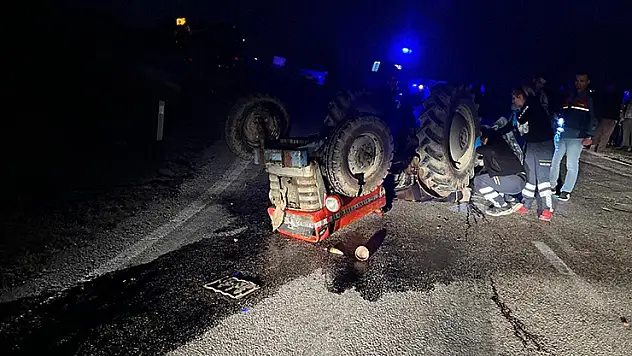 Çorum'da traktör altında kalan sürücü öldü