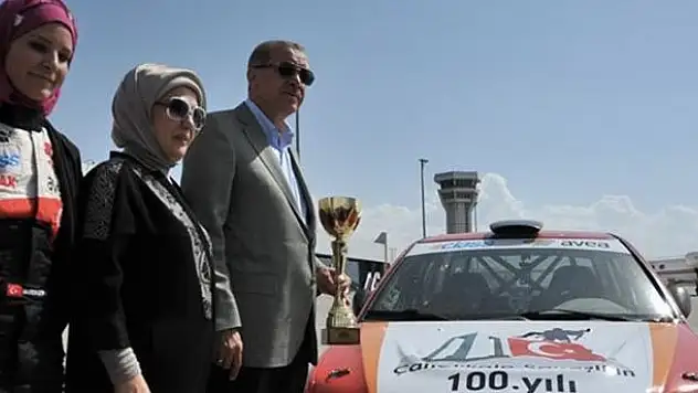 Cumhurbaşkanı Erdoğan'a driftli karşılama