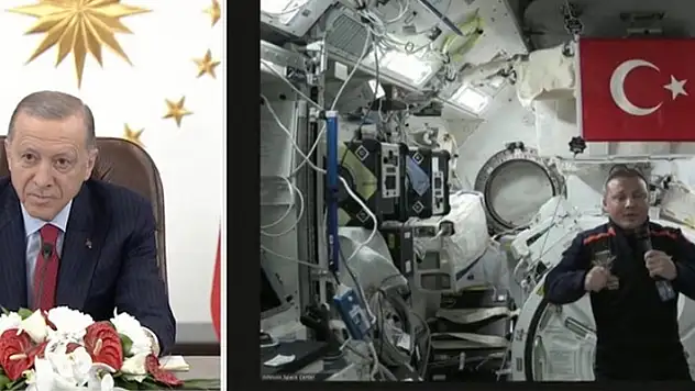 Cumhurbaşkanı Erdoğan, Astronot Gezeravcı ile görüştü
