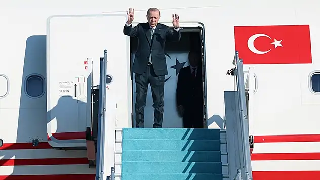 Cumhurbaşkanı Erdoğan Azerbaycan'a gitti