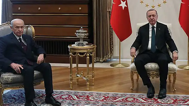 Cumhurbaşkanı Erdoğan, Bahçeli'yi kabul etti