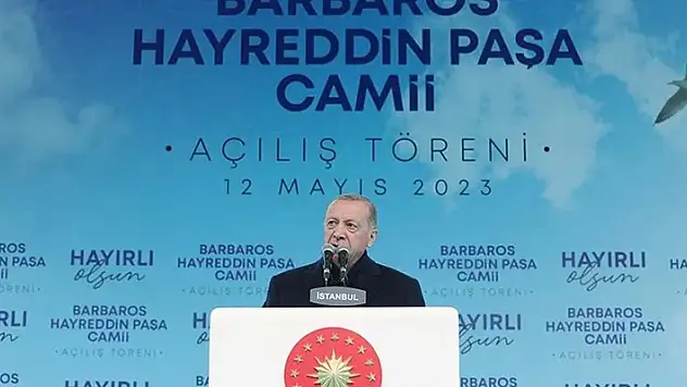 Cumhurbaşkanı Erdoğan Barbaros Hayrettin Paşa Camisi'nin açılışını gerçekleştirdi
