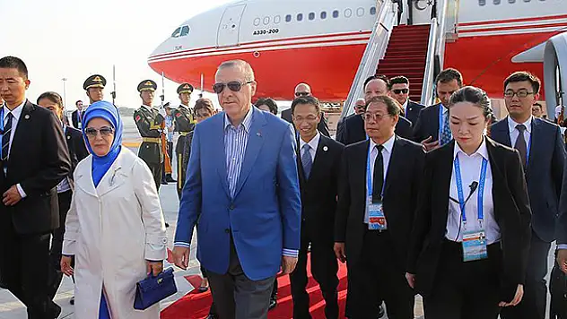 Cumhurbaşkanı Erdoğan Çin'de