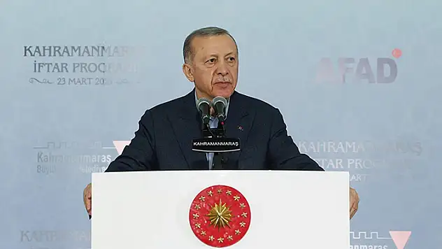 Cumhurbaşkanı Erdoğan: Deprem bölgesinde şehirlerimizi yeniden ayağa kaldırmadan bize durmak, dinlenmek yok
