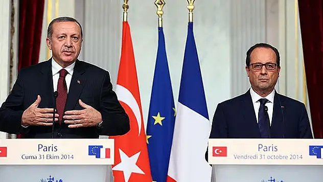Cumhurbaşkanı Erdoğan, Fransa Cumhurbaşkanı Hollande ile görüştü