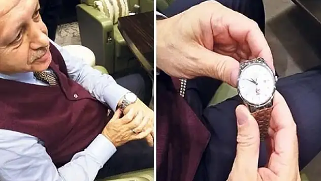 Cumhurbaşkanı Erdoğan'ın özel kol saati