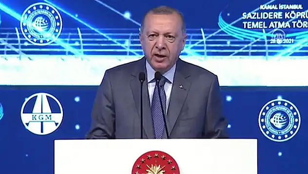 Cumhurbaşkanı Erdoğan: Kanal İstanbul'a İstanbul'un geleceğini kurtarma projesi olarak bakıyoruz