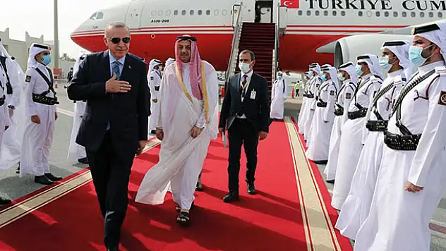 Cumhurbaşkanı Erdoğan Katar'da