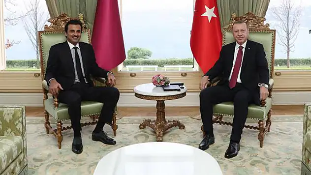 Cumhurbaşkanı Erdoğan Katar Emiri Al Sani ile görüştü
