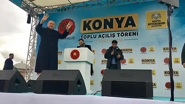 Cumhurbaşkanı Erdoğan Konya'da!