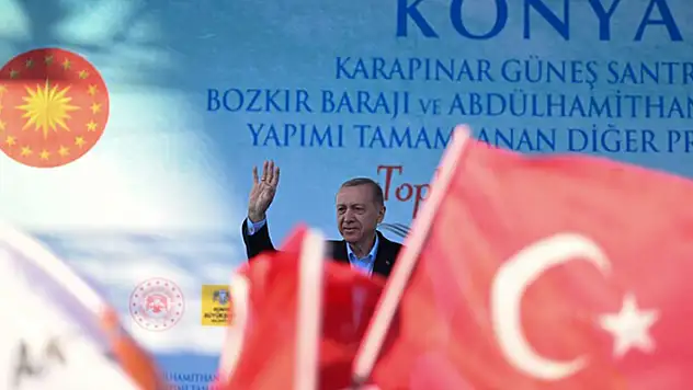 Cumhurbaşkanı Erdoğan Konya'da Avrupa'nın en büyük güneş santrali Karapınar GES ile birlikte 74 tesisi hizmete açtı